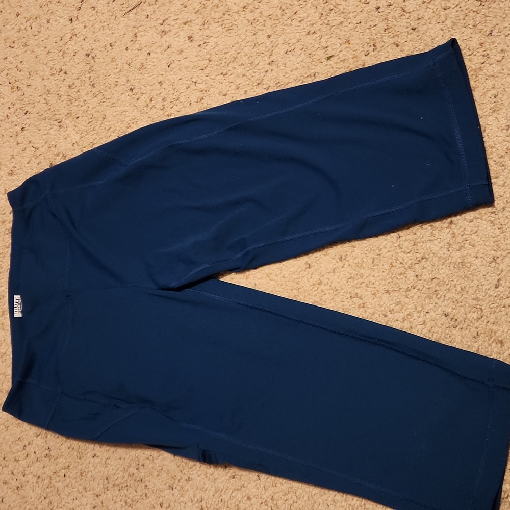 Duluth Trading Company Blue Crop Noga Pants Sz XS - Picture 2 of 5